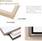 8.5 x 11 Picture frame, Set of 2 Photo Frame, Certificate Frame with Clear Plexiglass, Diploma Frame for Wall and Tabletop Horizontal or Vertical Display (Natural)